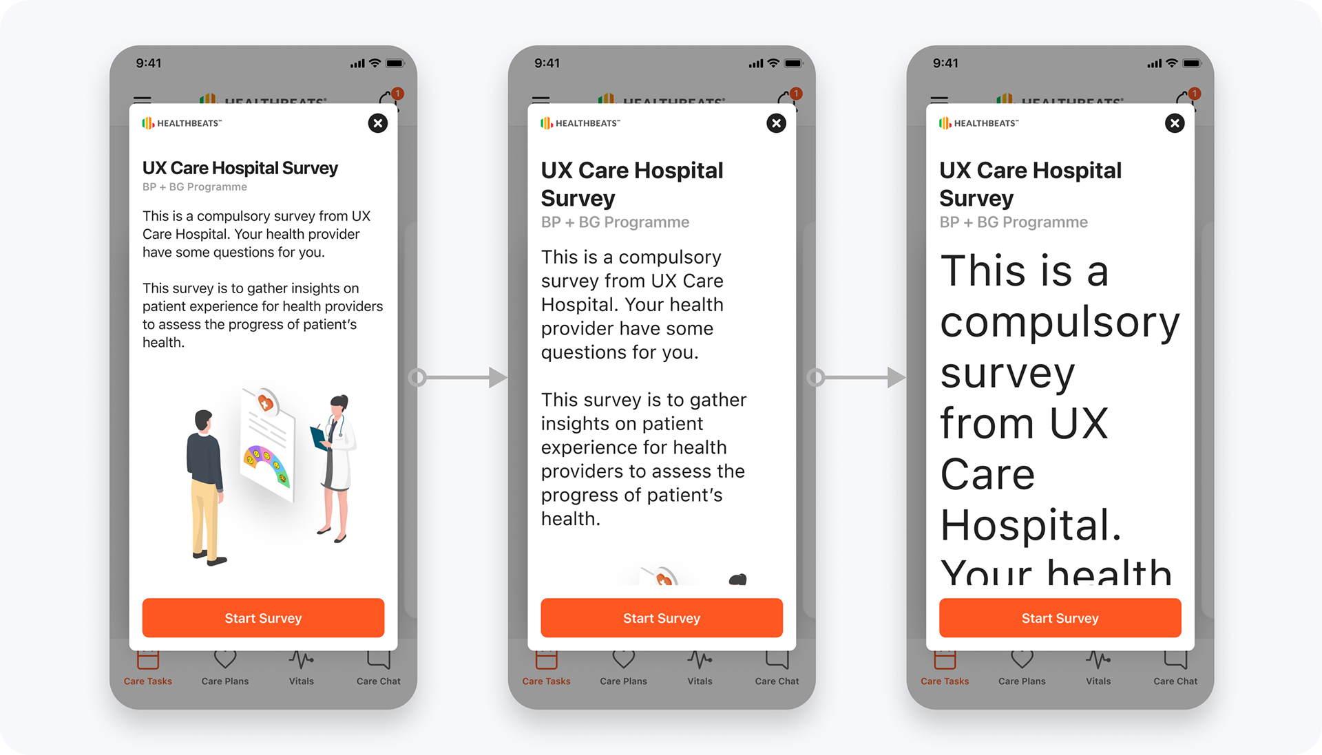 Designed for clarity and usability, following accessibility standards for older adults.